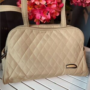 Vintage Quilted travelon shoulder bag